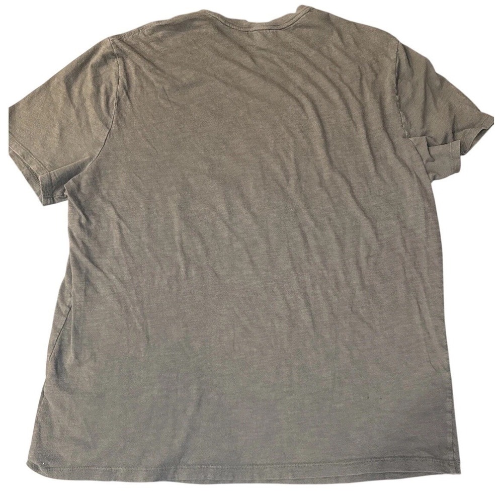 Express Graphic T Shirt Mens XL Olive Green Logo Abstract Streetwear Urban - Picture 9 of 12